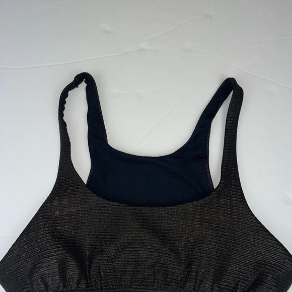 KORAL Swim Top Black Gold Metallic S - Picture 11 of 15